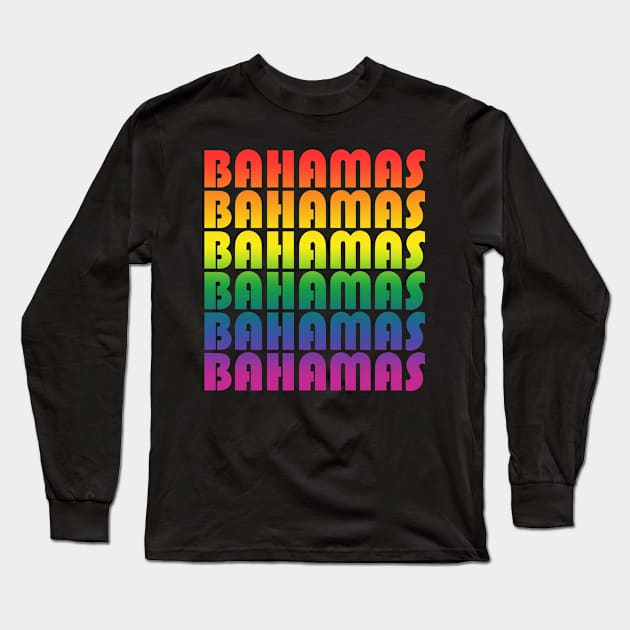 Bahamas holiday.Lgbt friendly trip. Perfect present for mom mother dad father friend him or her Long Sleeve T-Shirt by SerenityByAlex